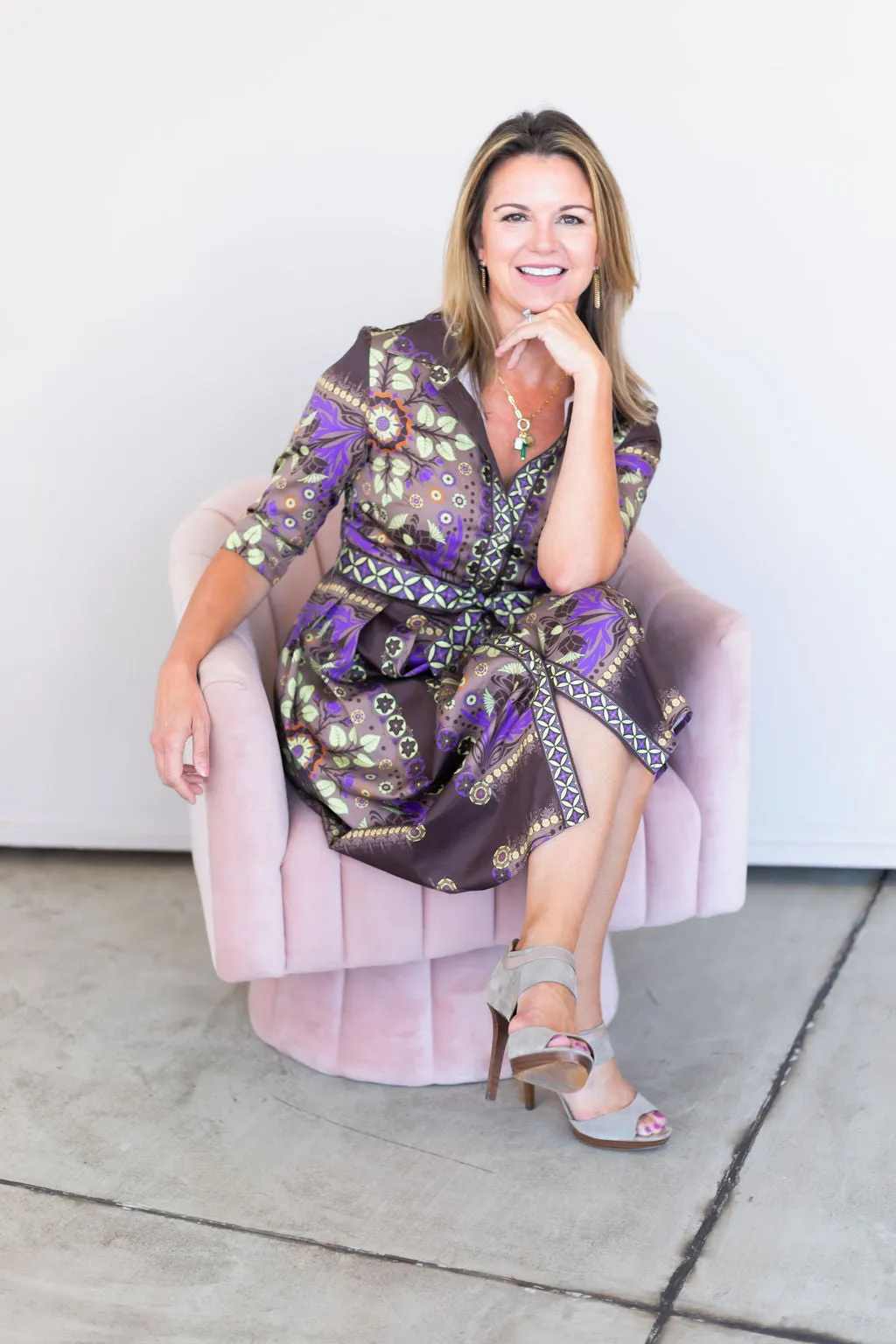 Kelly Dress | Etro Taupe