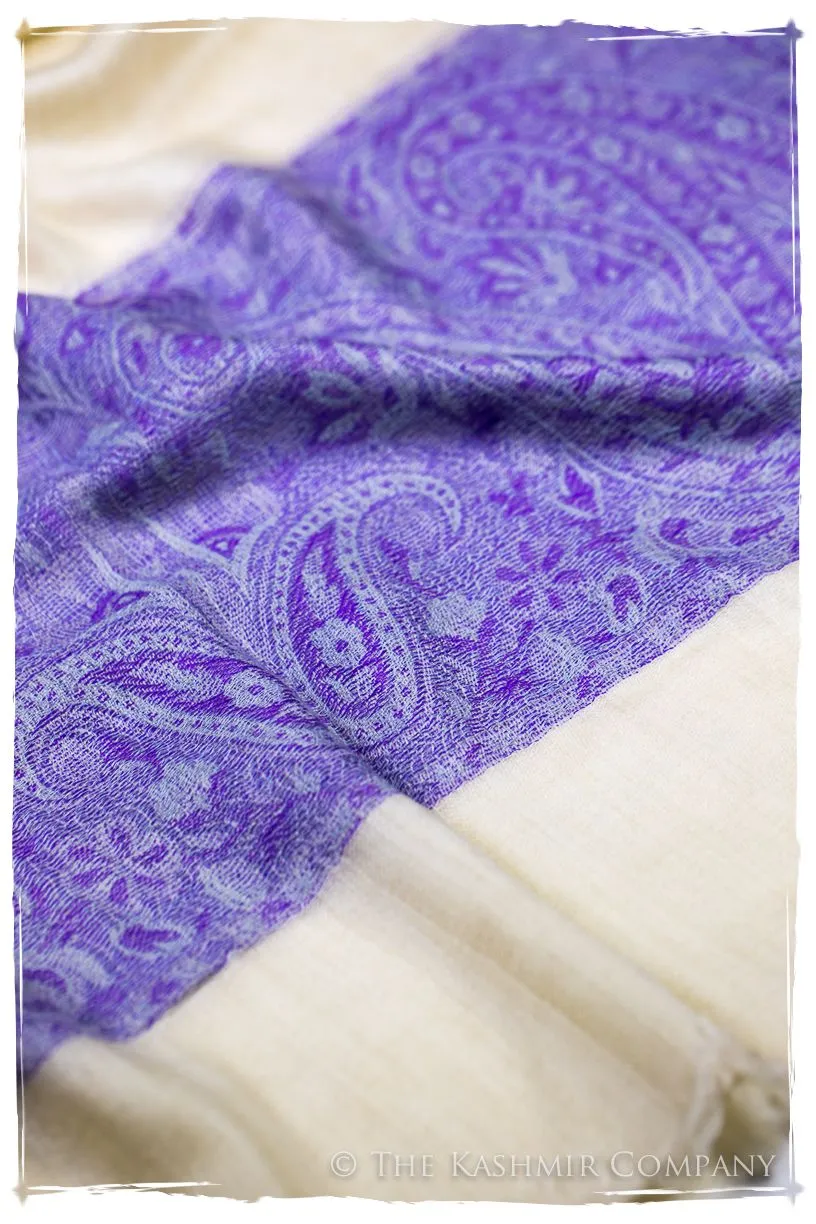Khadija Paisley Frontière Pashmina Cashmere Scarf