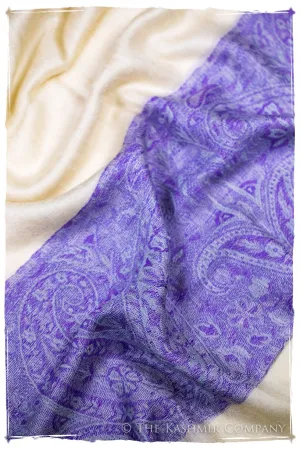 Khadija Paisley Frontière Pashmina Cashmere Scarf