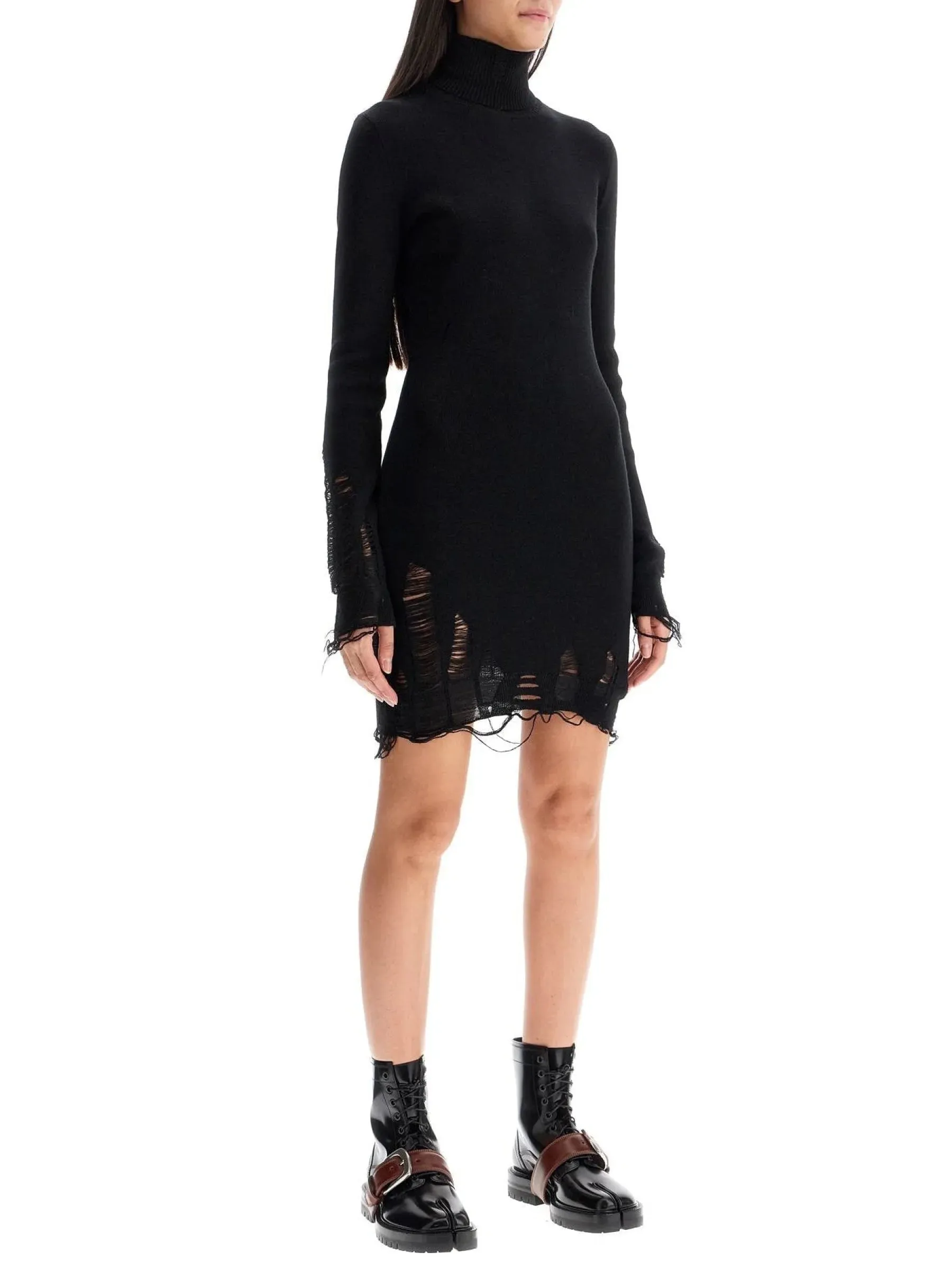 Knit Mini Dress - Women's Apparel