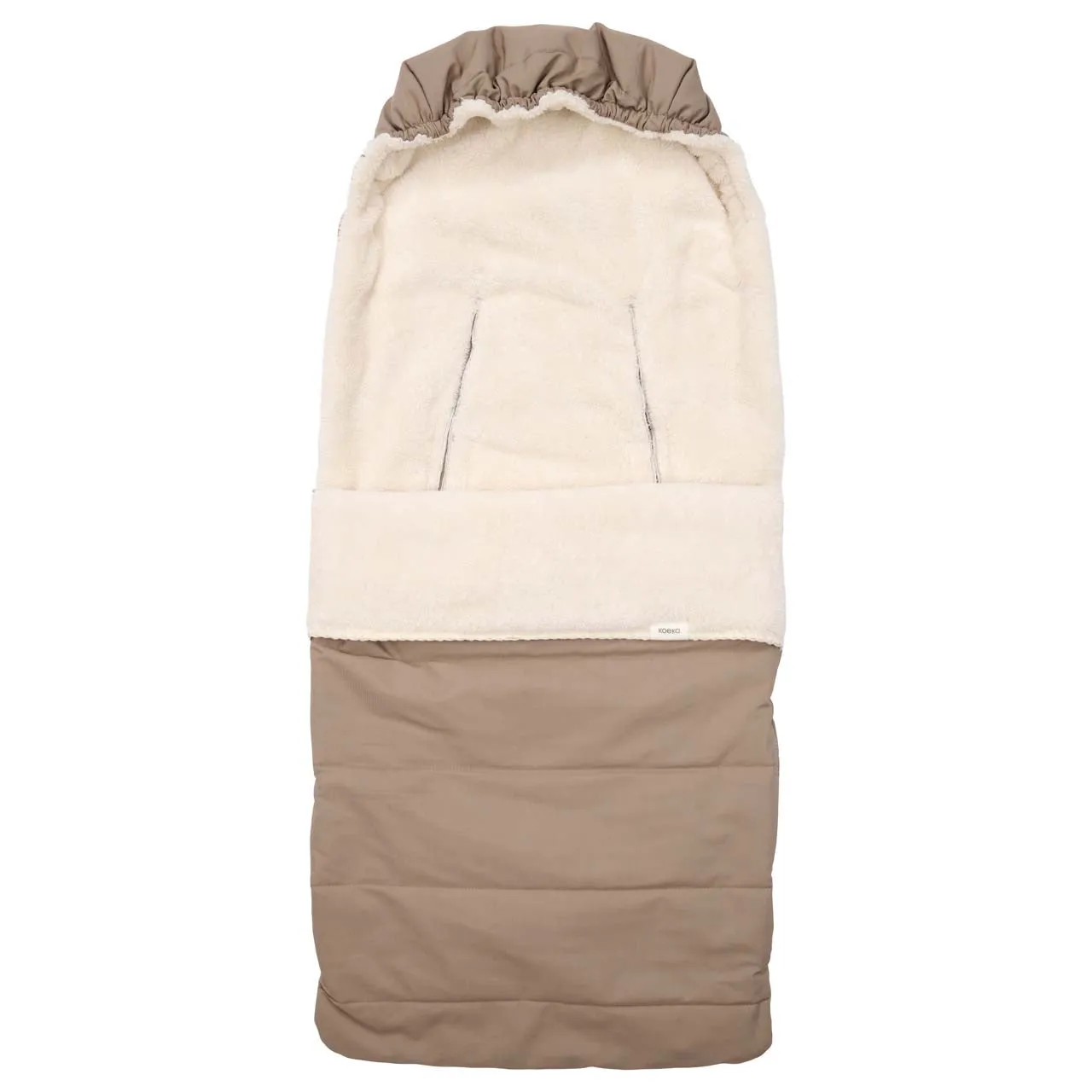 Koeka Voetenzak 0  3/5 Punts Teddy Calgary | Taupe