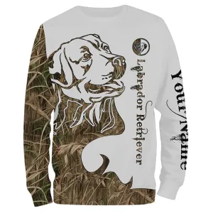 Labrador Retriever Hunting Dog Camo Customize 3D All Over Printed Shirts, Gift For Dog Lovers