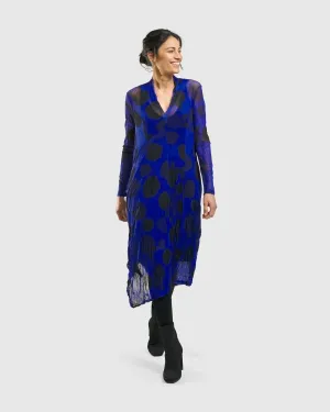 Ladybug A-Line Dress, Royal