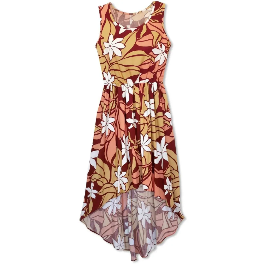 Lahaina Breeze Red Sassy Hawaiian Dress