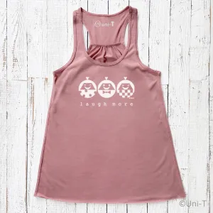 Laugh More, Flowy Tank Top