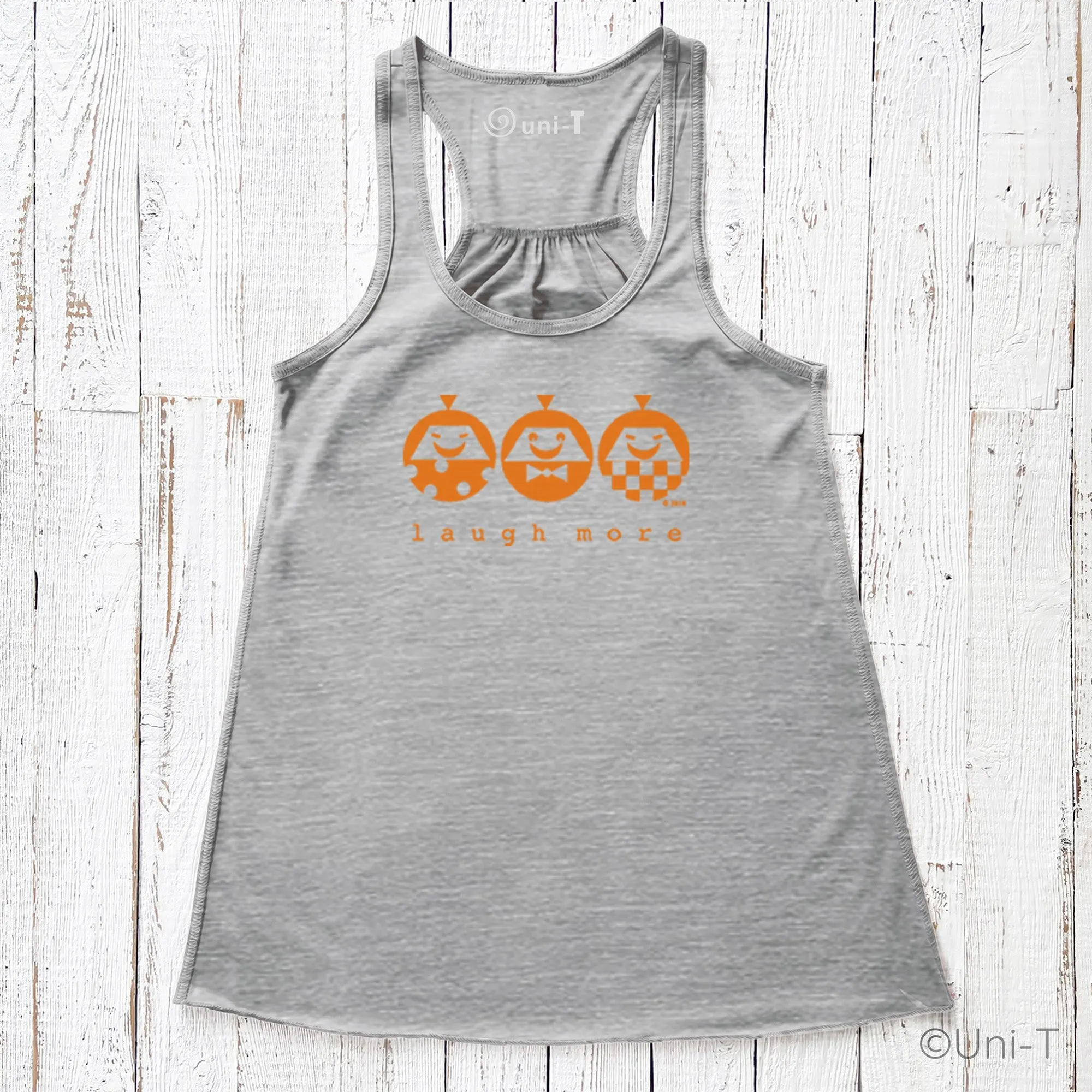 Laugh More, Flowy Tank Top