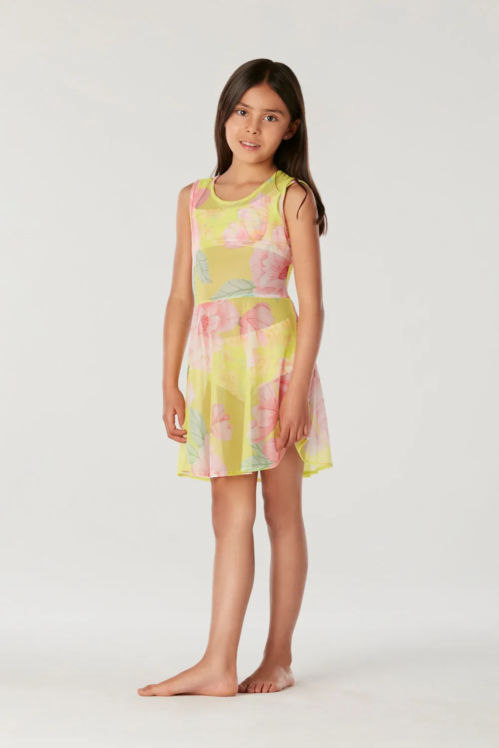 Lemon Garde Maya Mini Dress