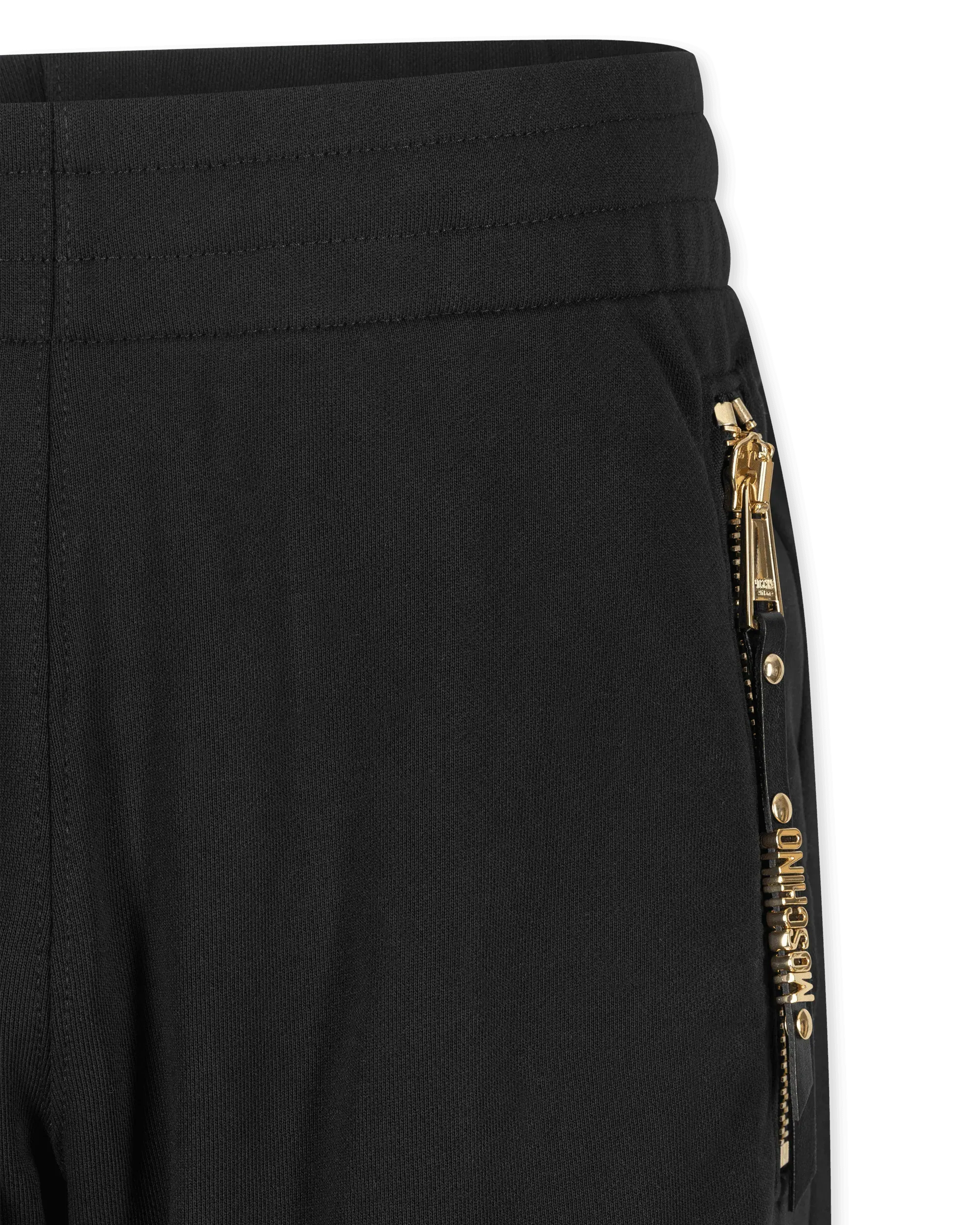 Logo Plaque Zip-Puller Sweatpants