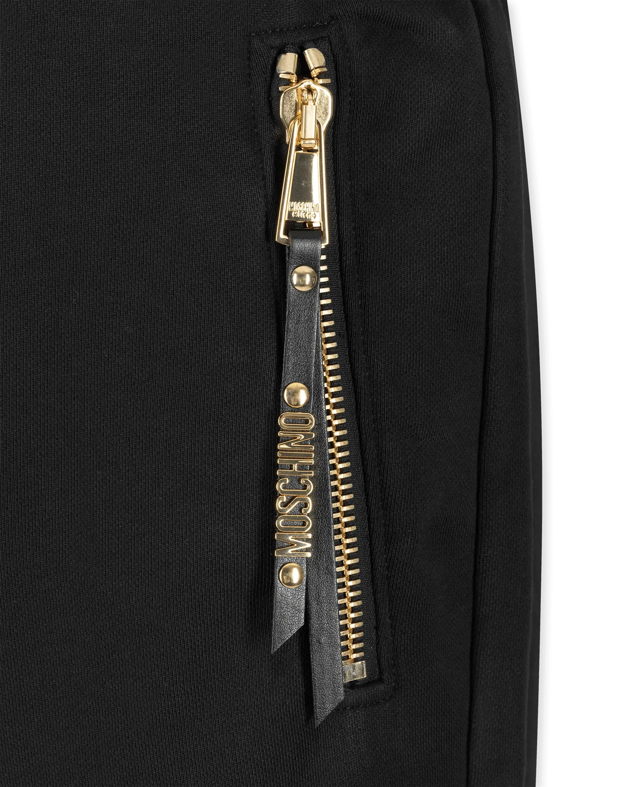Logo Plaque Zip-Puller Sweatpants