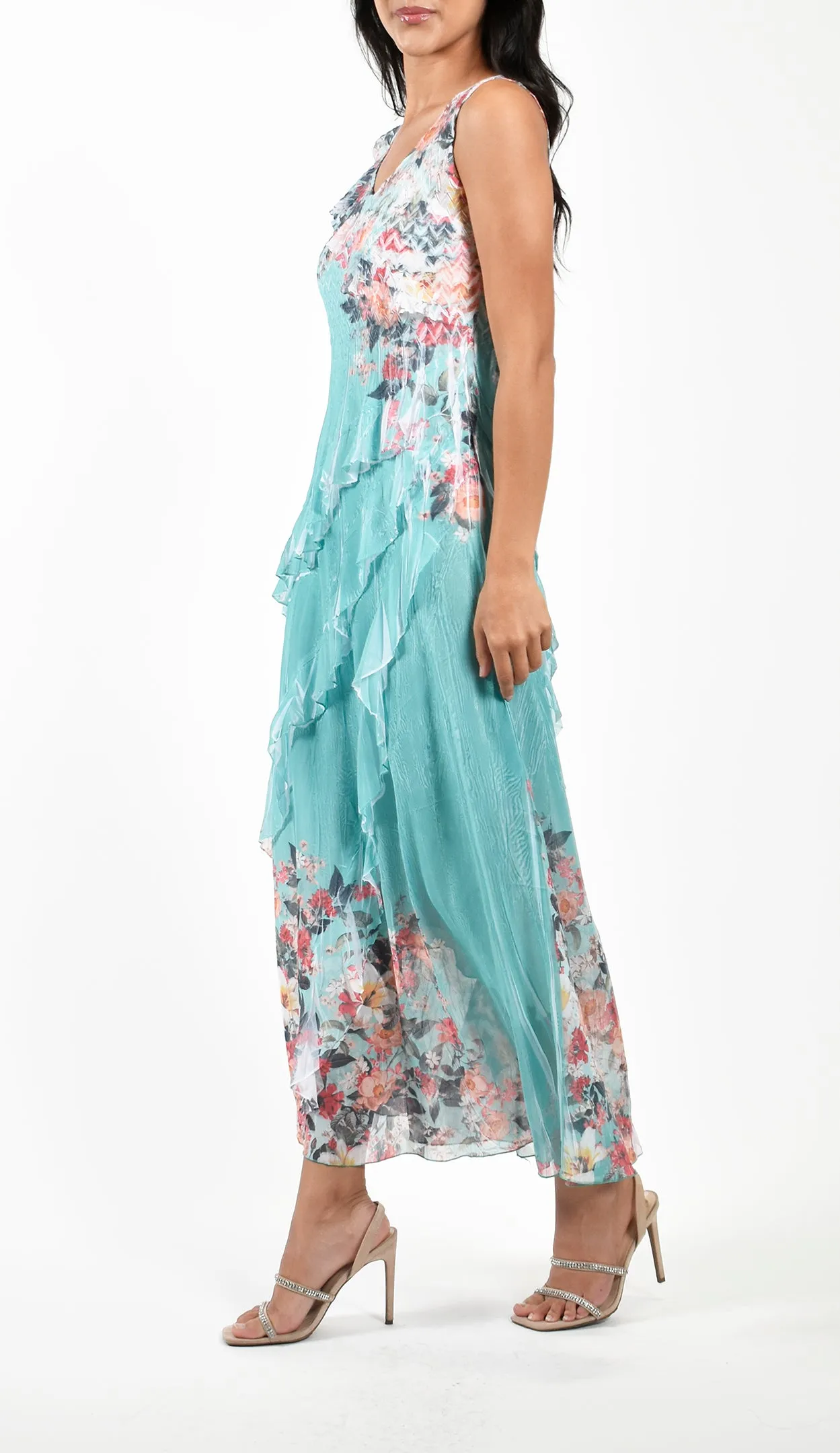 Long Ruffle Dress
