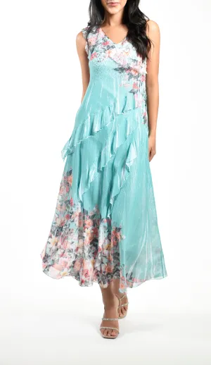 Long Ruffle Dress