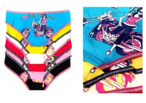 'Love Ride' Girl Biker Bikini Panties