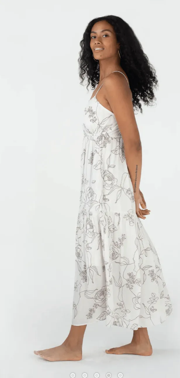 Lovestitch Floral Maxi Spaghetti Strap Dress 73155WL