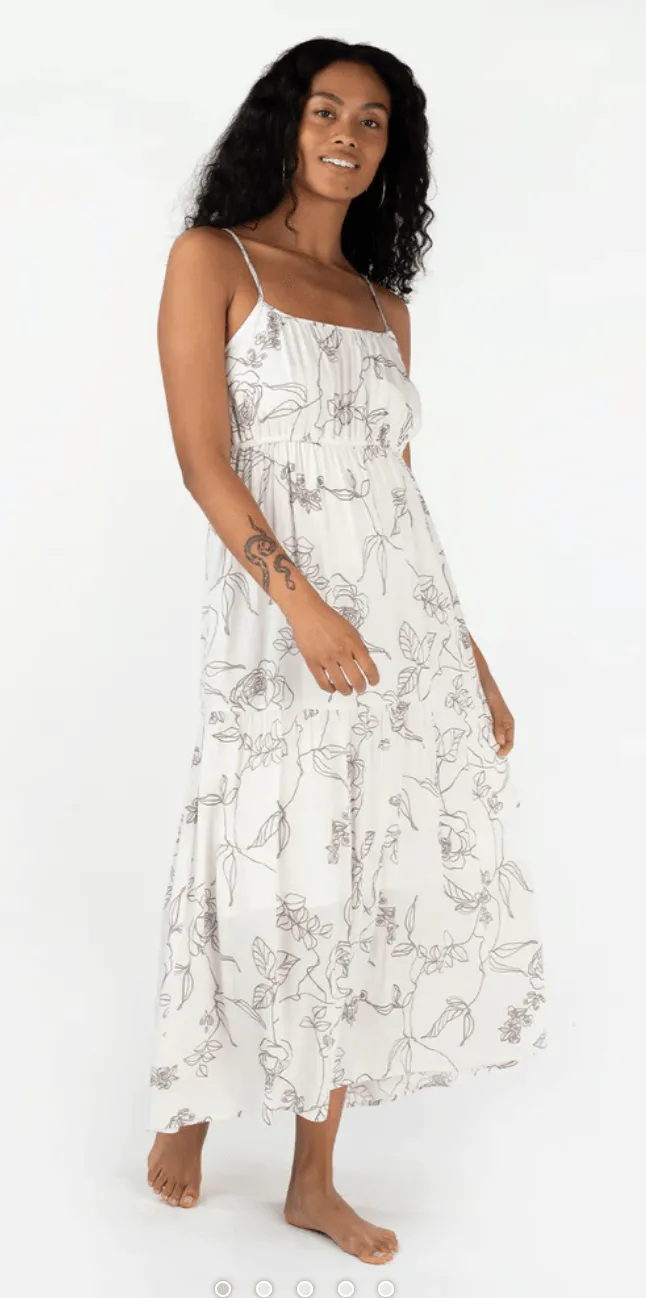 Lovestitch Floral Maxi Spaghetti Strap Dress 73155WL