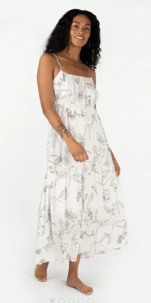 Lovestitch Floral Maxi Spaghetti Strap Dress 73155WL