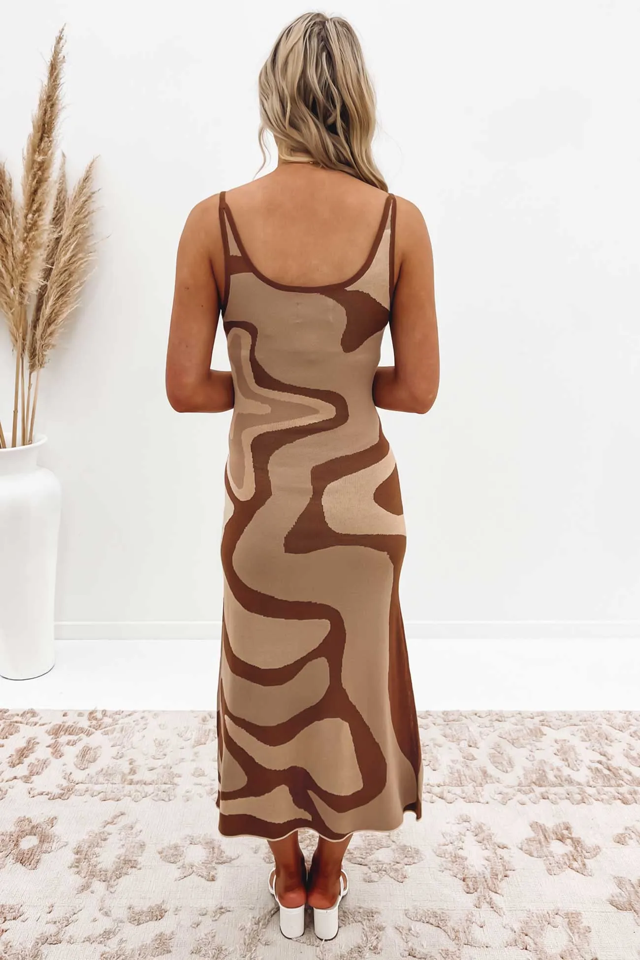 Mahalia Maxi Dress Brown