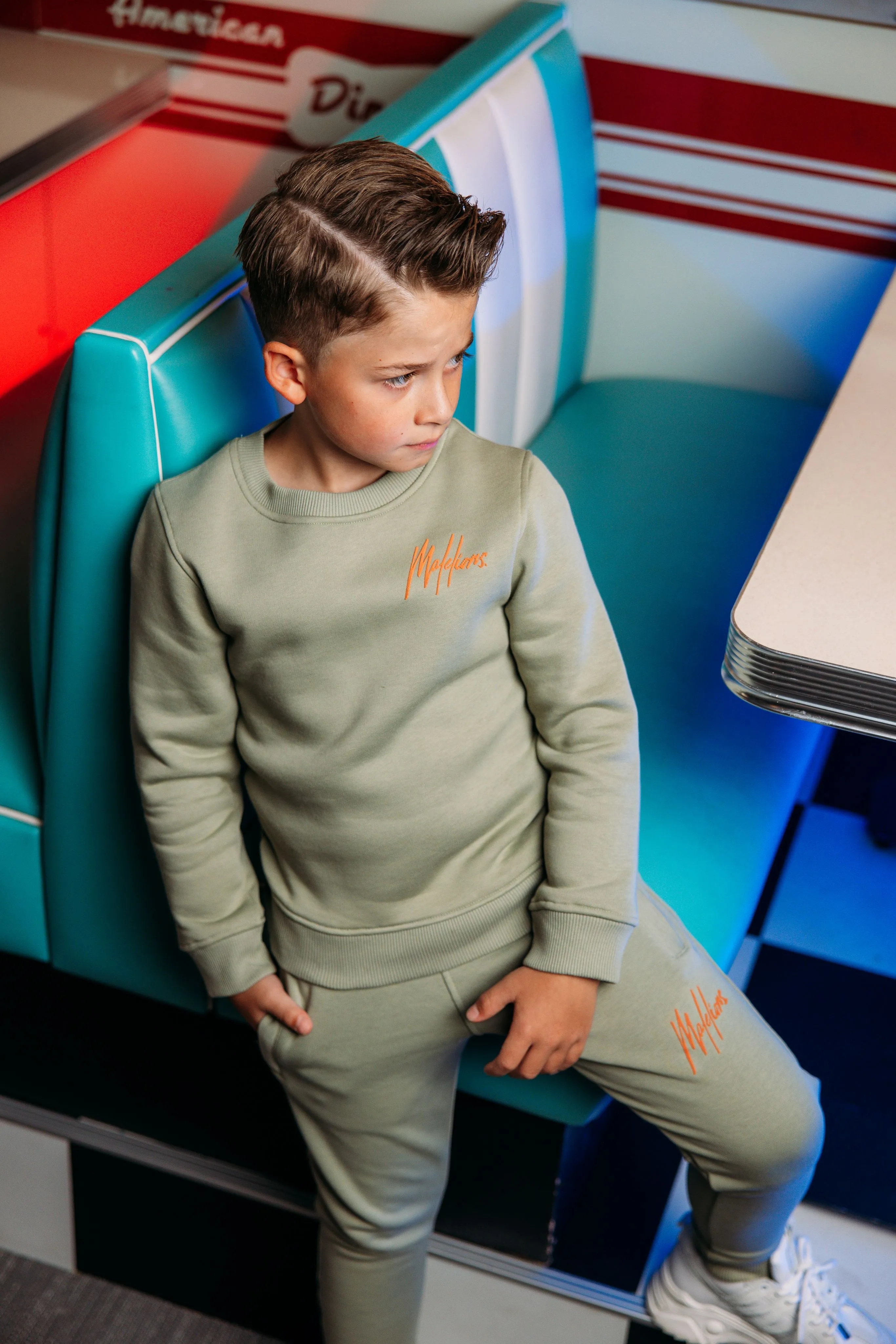 Malelions Malelions Junior Striped Signature Sweatpants