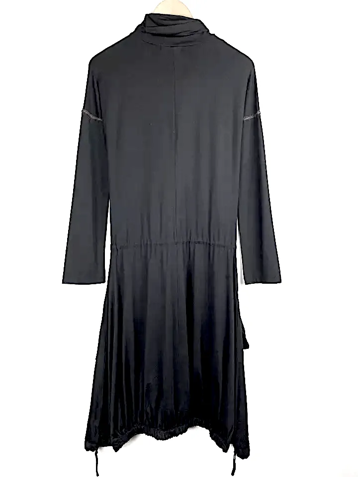 Marithe   Francois Girbaud Paris. Black Avant-Garde Dress