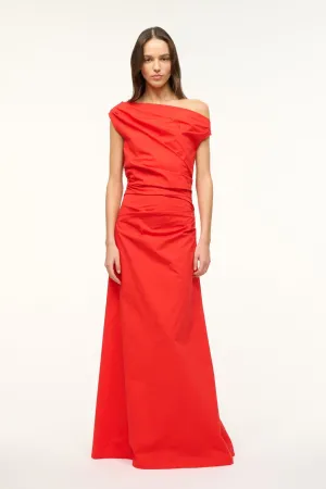 MAXI PHARE DRESS | RED ROSE