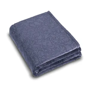 Maxi plaid/Couvre-lit Arabesque aubergine