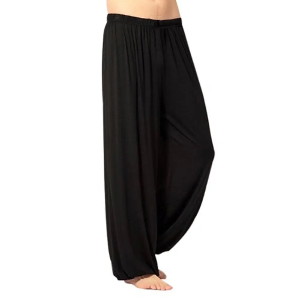 Men&#39;s joggers pants Casual sweatpants Casual Solid Color Baggy Trousers Belly Dance Yoga Harem Pants Slacks Men Loose style Hot