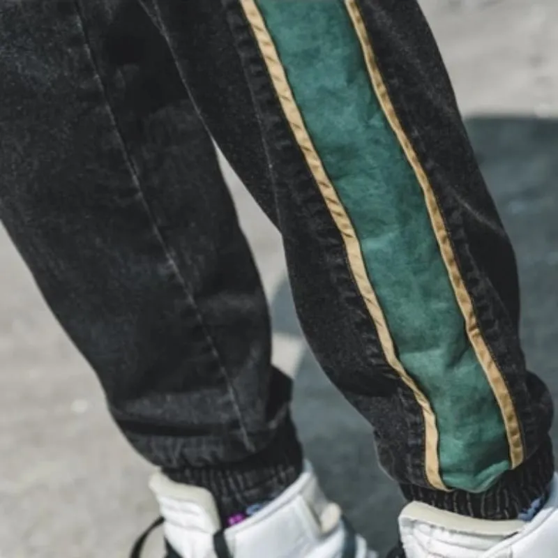 Men's Casual Sweatpants With Stripes