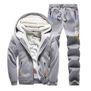 Men's Winter Warm Tracksuit | Sweatpants And Sport Hoodie