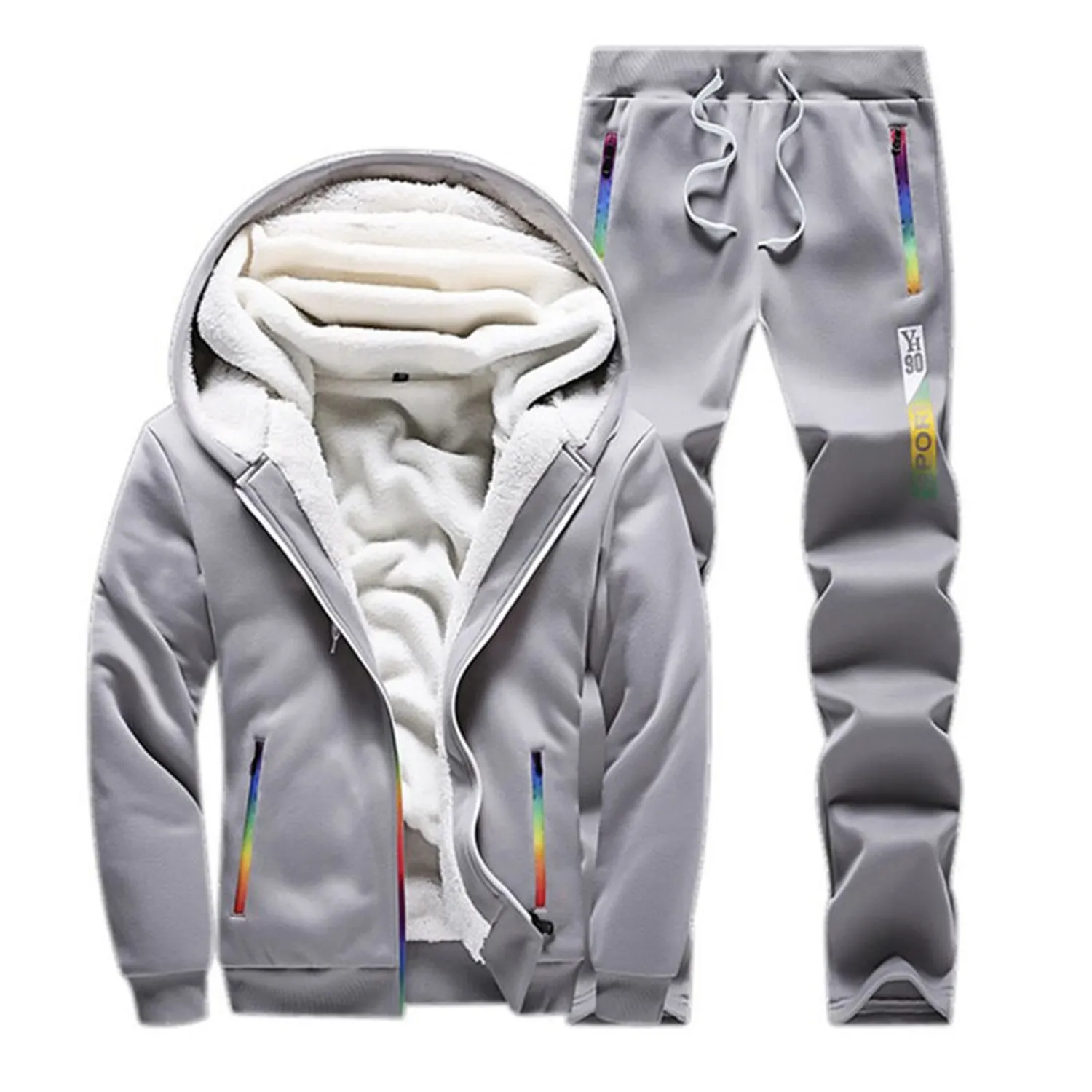 Men's Winter Warm Tracksuit | Sweatpants And Sport Hoodie