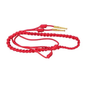 Military Uniform Viscose Red Aiguillette Dress Cord with Golden Tips