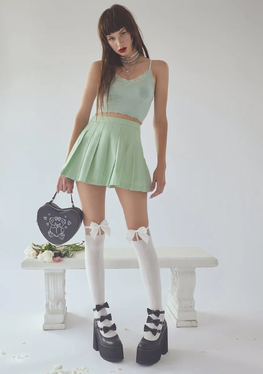 Mint Real Is Rare Skirt Set