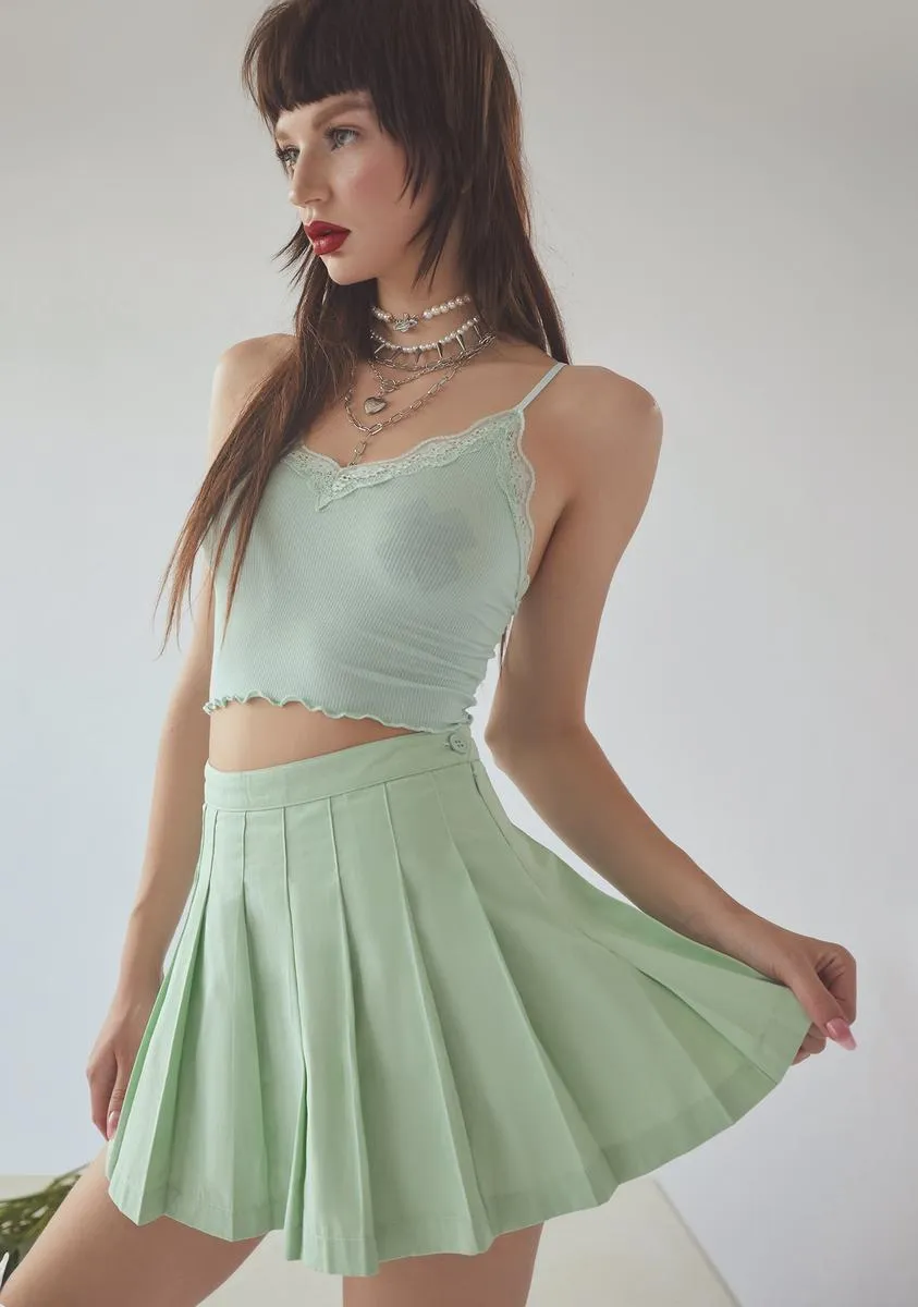 Mint Real Is Rare Skirt Set