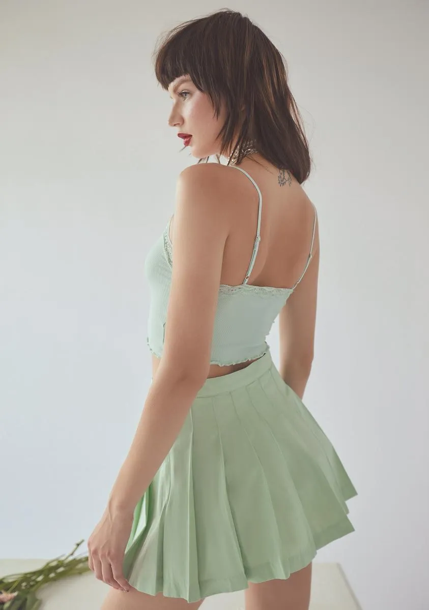 Mint Real Is Rare Skirt Set