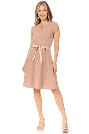 Mocha Emma Dress