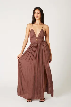 Moment To Last Maxi Dress Brown