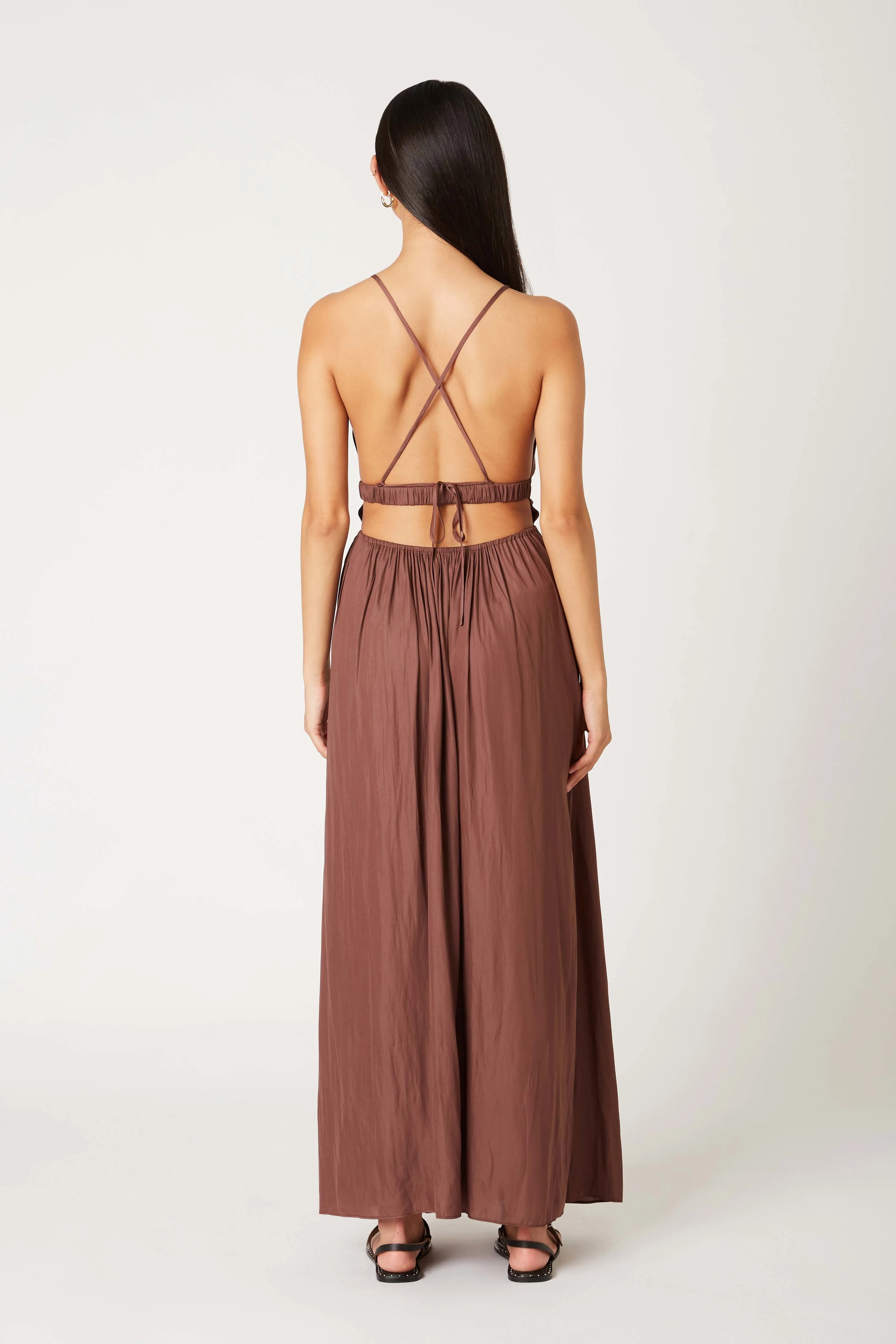 Moment To Last Maxi Dress Brown
