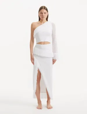Monroe White Top and Alani Skirt