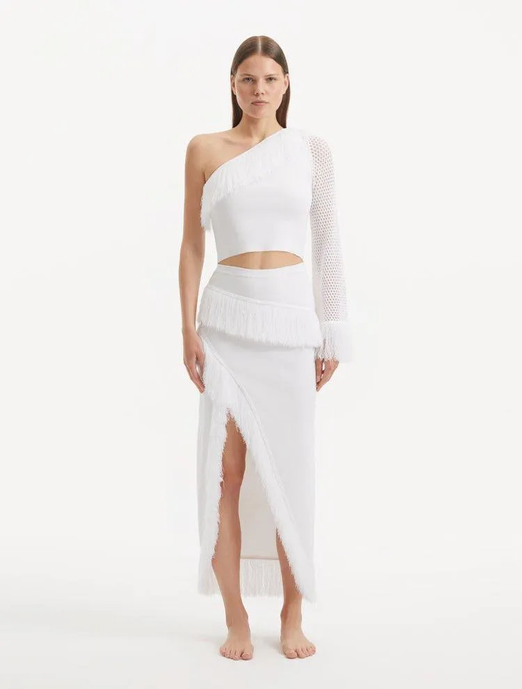 Monroe White Top and Alani Skirt