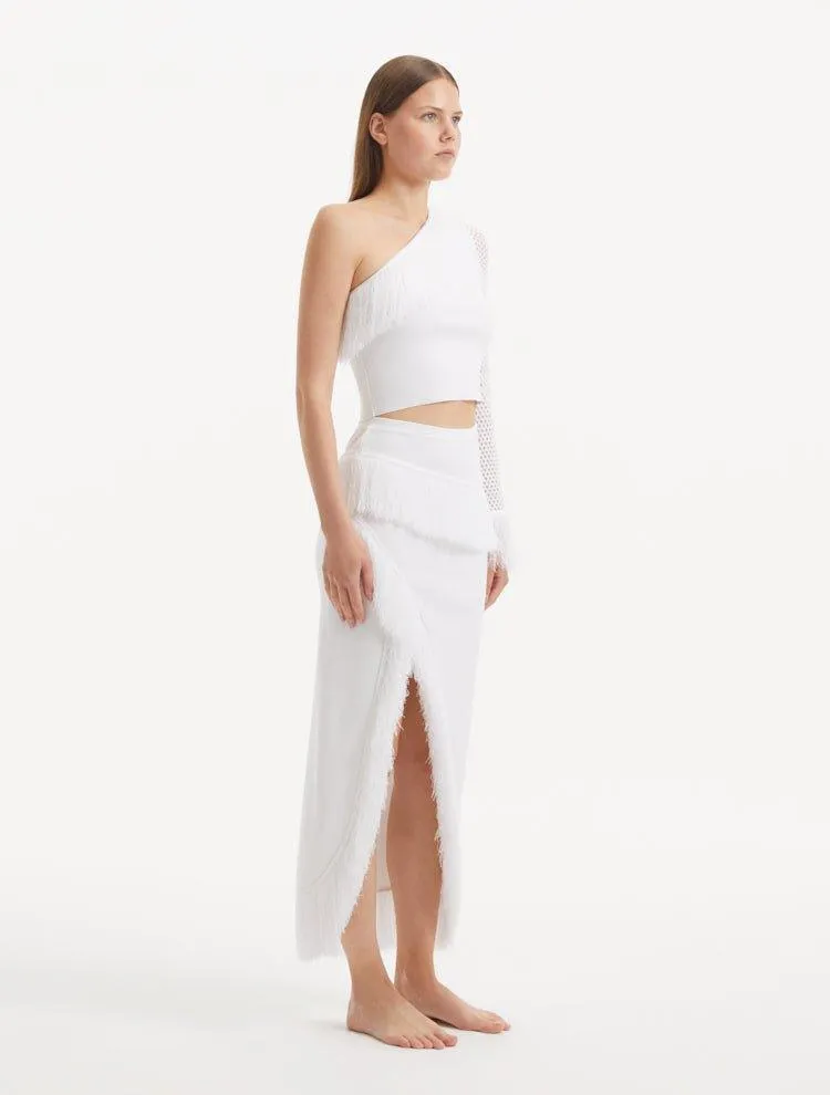 Monroe White Top and Alani Skirt
