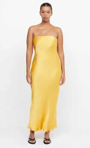 MOON DANCE STRAPLESS DRESS - MANGO