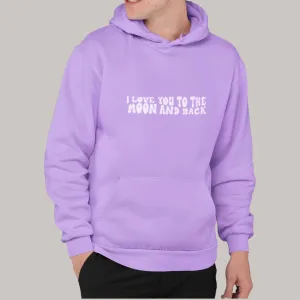 Moon Puff Print Hoodie (Front only)