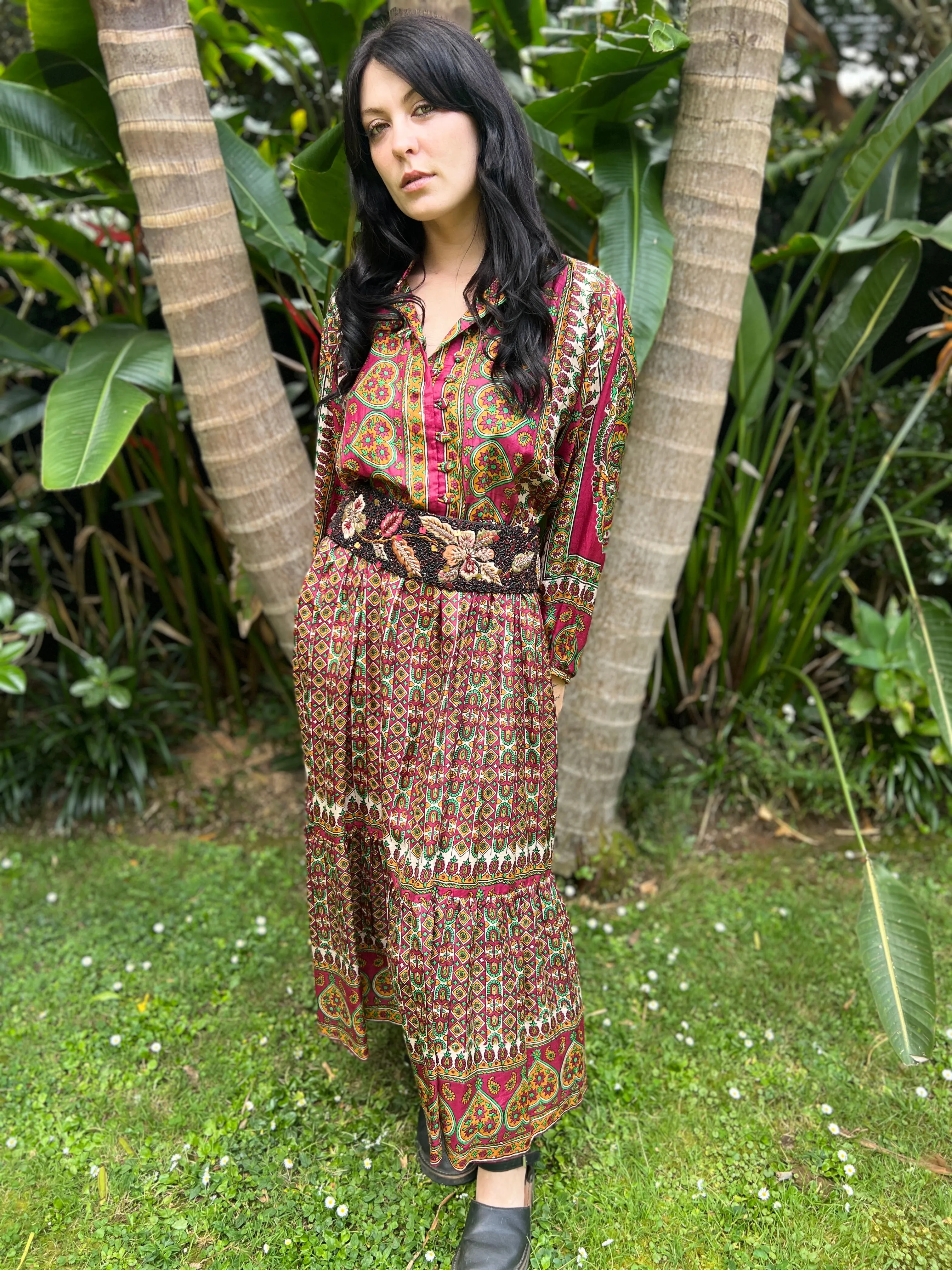 Moonlight Dress - Plum Citrus (L)