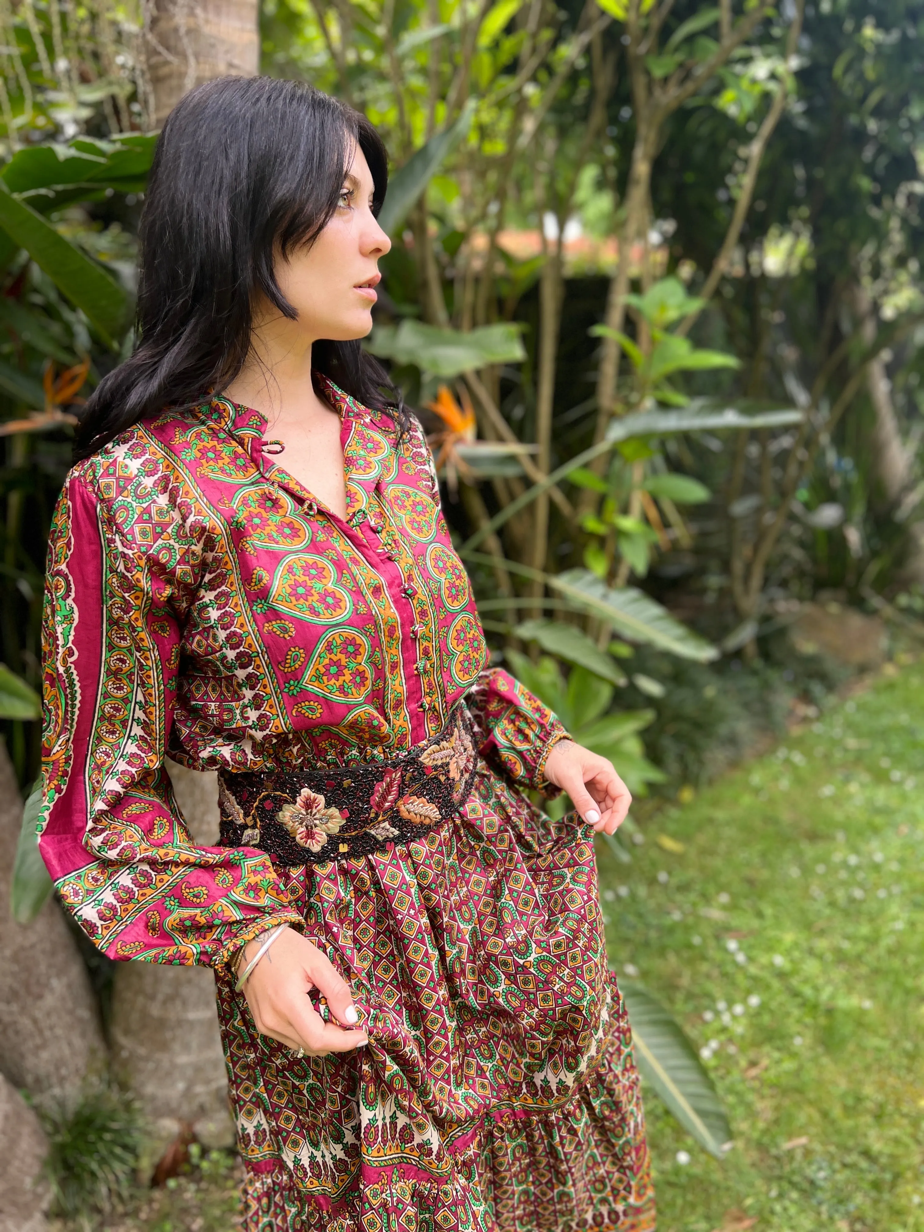 Moonlight Dress - Plum Citrus (L)