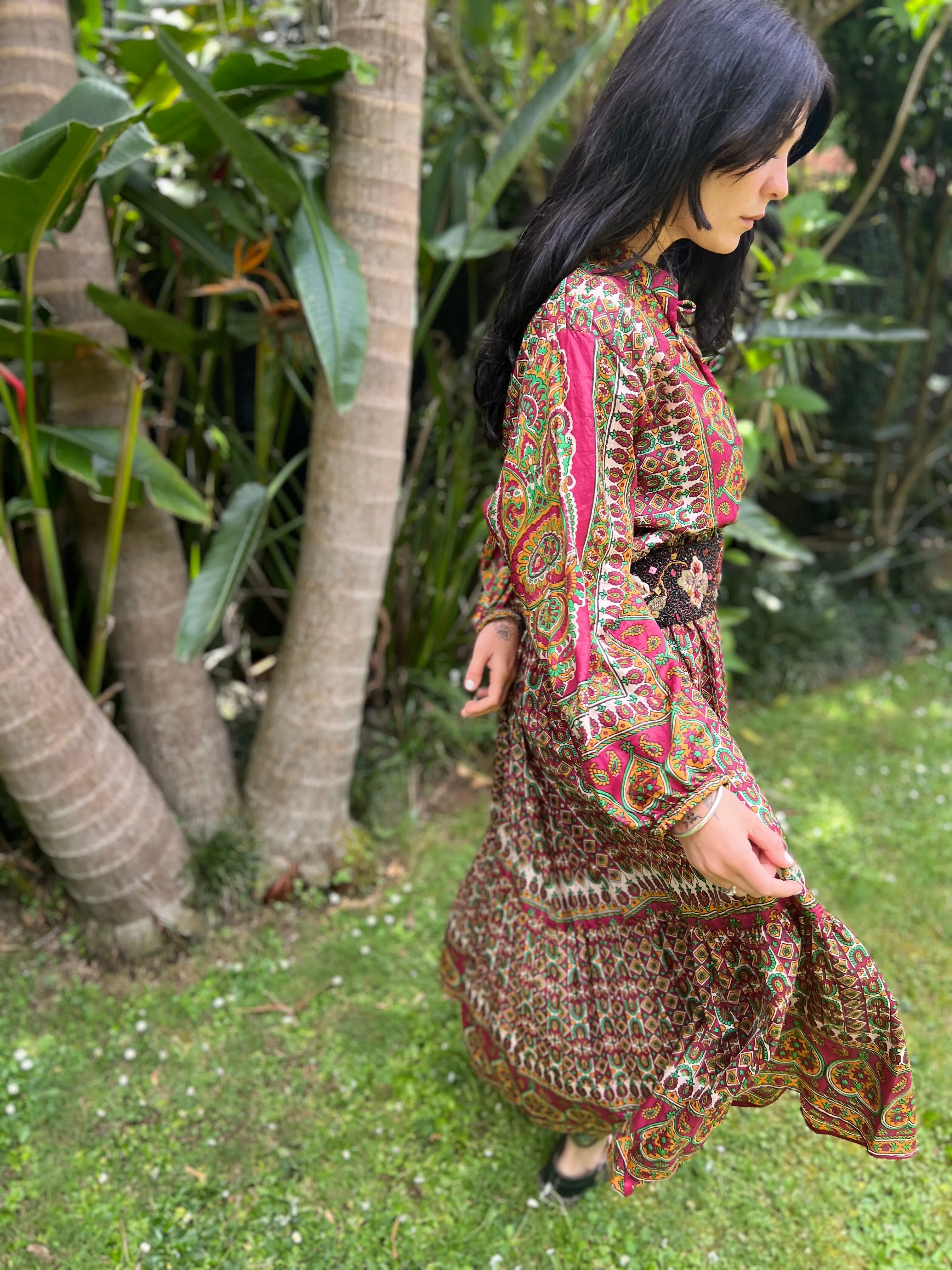 Moonlight Dress - Plum Citrus (L)