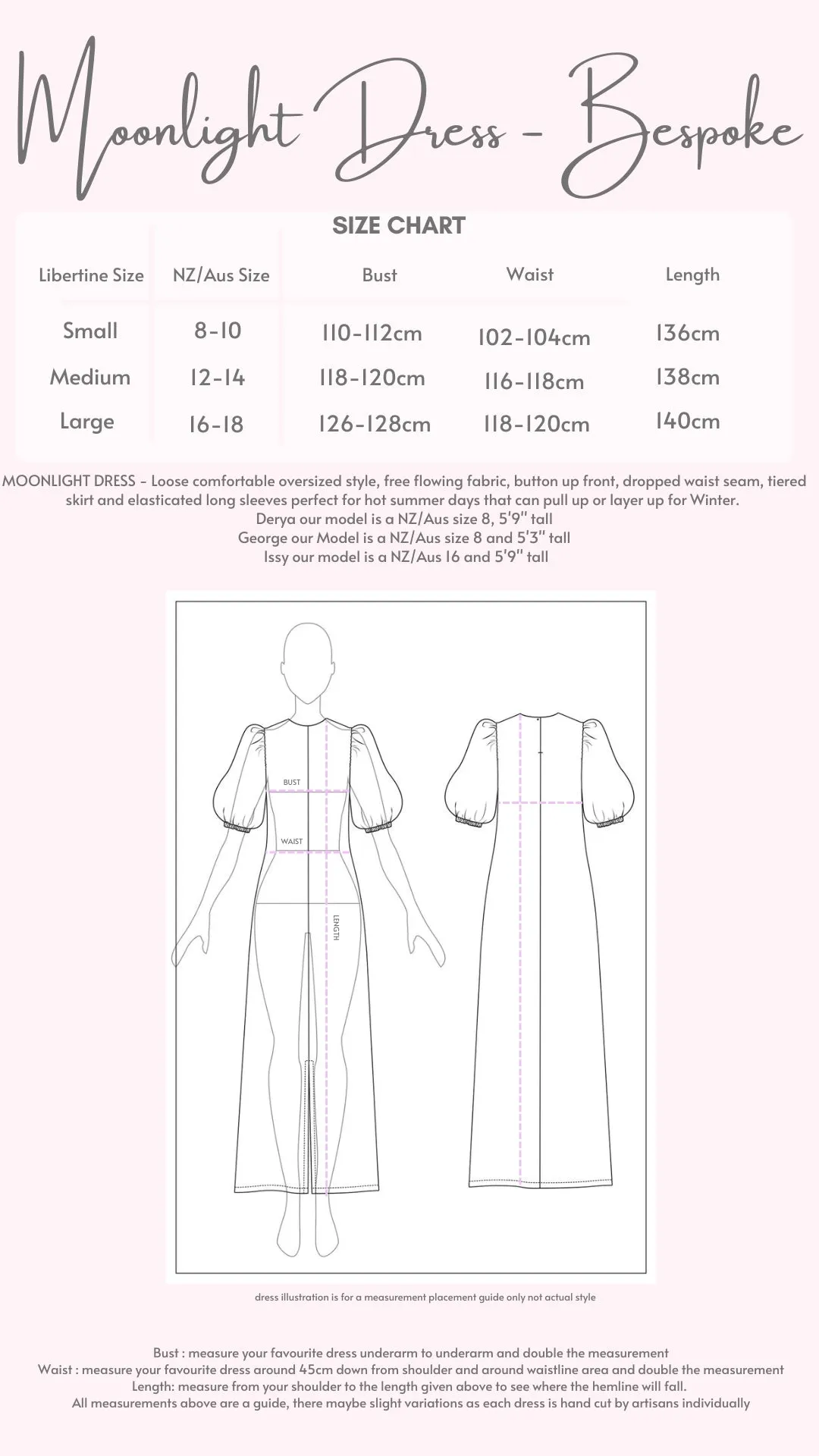 Moonlight Dress - Strawberry (M)
