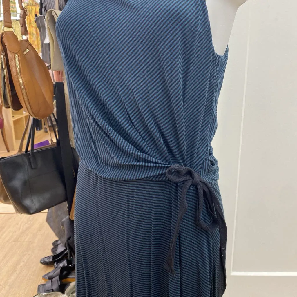 Mystree striped maxi dress L