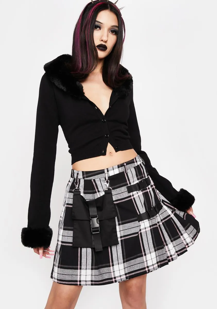 Nancy Pink Tartan Mini Skirt