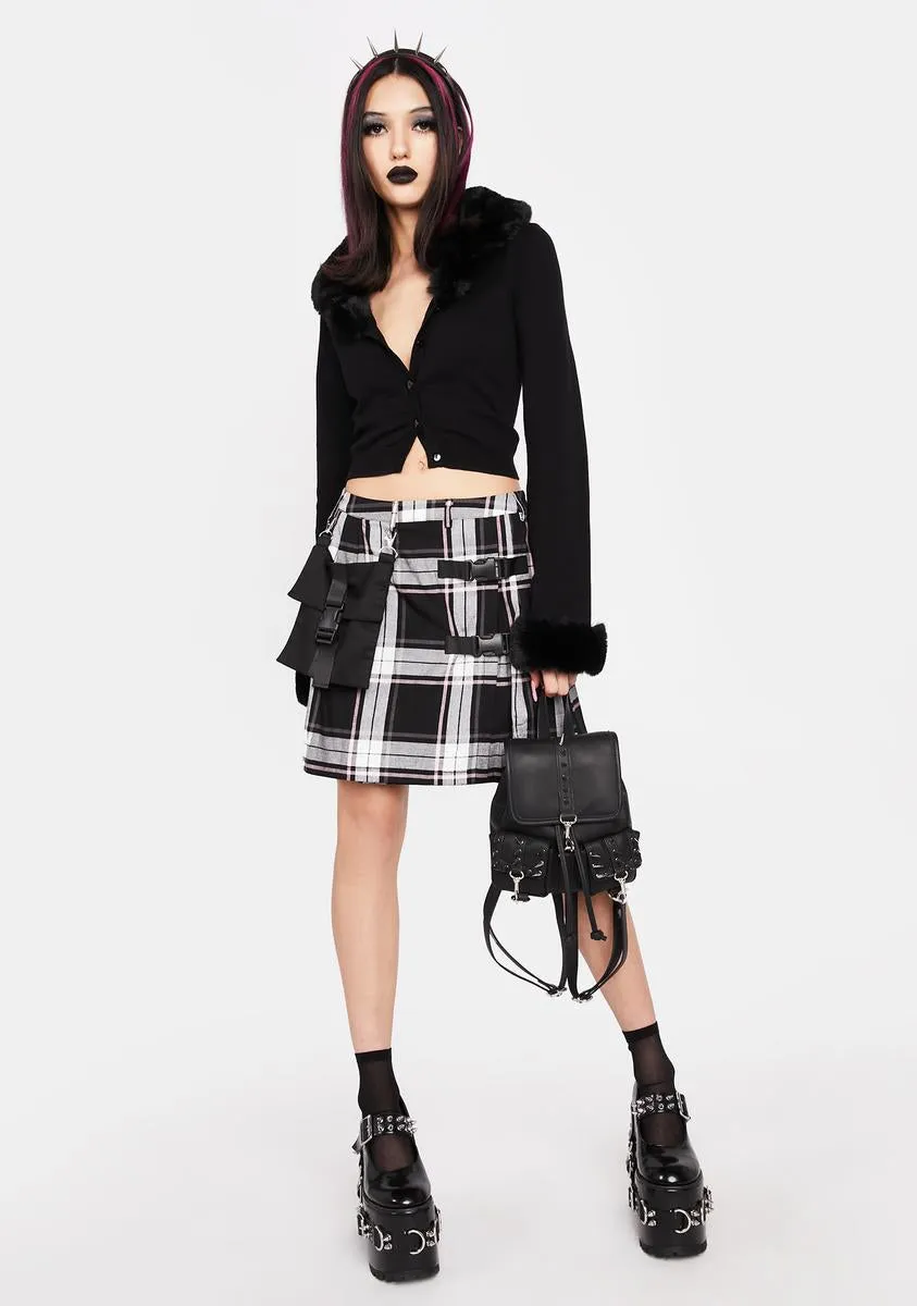 Nancy Pink Tartan Mini Skirt