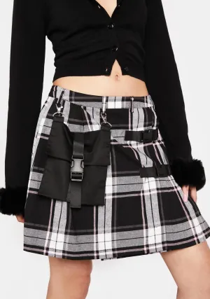 Nancy Pink Tartan Mini Skirt