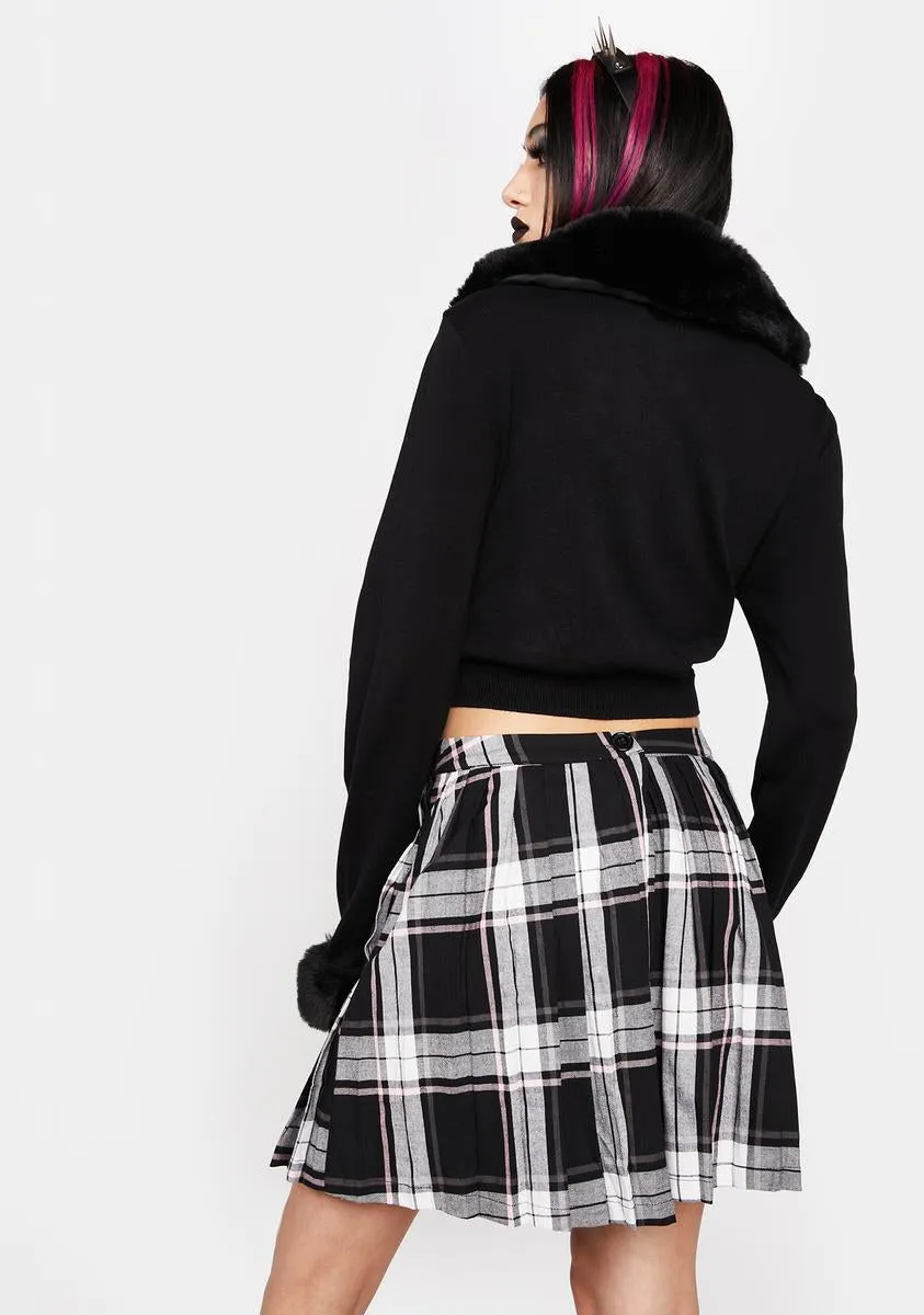 Nancy Pink Tartan Mini Skirt