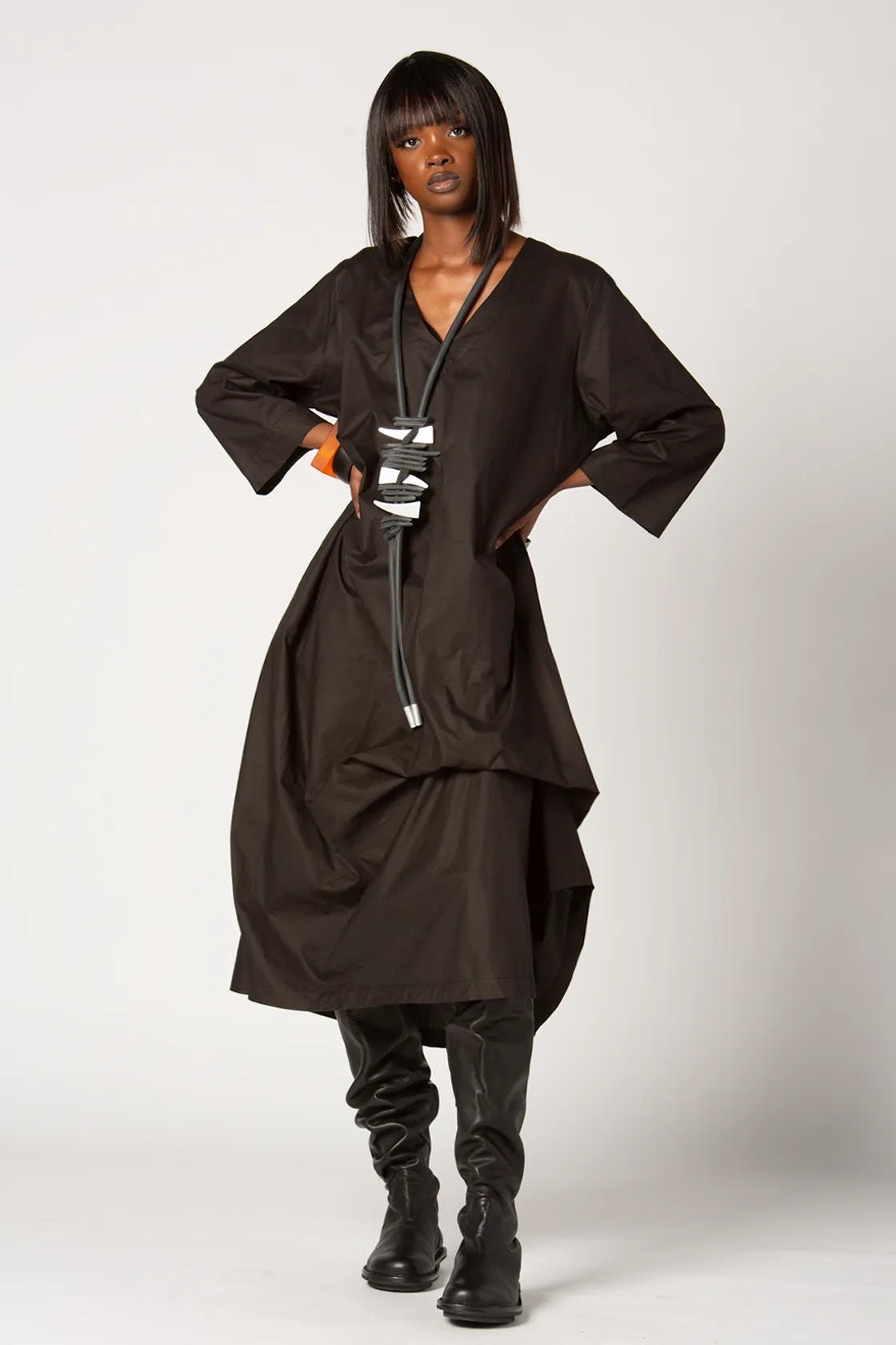 Narvik Dress in Black Carnaby